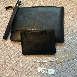 Madewell Coin Purse and Matching Leather Pouch